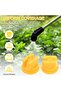 Flat fan-shaped nozzles, 10-pack, suitable for garden irrigation, yellow. - 5