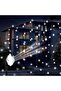 LED snowflake projector timer cool white.
