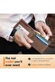 Wallet for Men Slim Holder Leather RFID Blocking Small Thin Men's Wallet Bifold M - 4