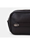 Men's Bitter Brown Leather Handbag with Lock Detail - 5
