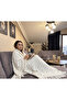 Lace Motif Tasseled Multi-Purpose Home Textile Cover (Sofa / Table / Bed) - 3