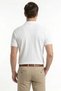 Men's White Regular Fit Polo Collar 70% Cotton Plain T-Shirt Non-Curling Collar Short Sleeve Polo Collar T-Shirt - 7