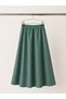 Green Muslin Blouse & 2-Strand Maxi Skirt Set - 5
