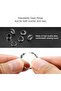 Open Adjustable Rings Set Unisex Stacking Ring Stackable Jewelry Gift Finger Rings for Women M - 3