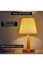 مصباح طاولة بجانب السرير من نيكومي، مصباح LED لغرف النوم مع كابل USB، مصباح مكتبي بجانب السرير، مصباح بسيط بتصميم عصري. - 4