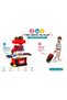 Kids 2-in-1 Pretend Play Tool Workbench Trolley Set, 33-Piece Toy Repair Station with Tools & Accessories, Portable DIY Construction Role Play Workshop Toy for Boys & Girls Ages 3+ - 4