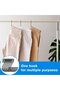 50 S-hooks - Small 3.2cm S-hooks - Stainless steel mini S-hooks for DIY crafts - Suitable for hanging jewelry and keychains - 4