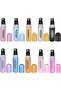 Portable Perfume Atomiser, Refillable Travel Spray Bottle, Aluminium pack of 4 - 2