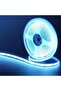 شريط إضاءة LED بتقنية COB بجهد 5 فولت USB مع مفتاح للتحكم في السطوع، 9.84 قدم/3 متر، أبيض دافئ 3000 كلفن، 320 مصباح LED لكل متر، عرض 8 مم، غير قابل للانحناء - 2