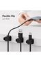 Cable Organizer 6 Pack, Adhesive Cable Clips - 4