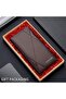 Long Slim Wallet for Men RFID Blocking Leather Checkbook Wallet,Thin Bifold Holder with - 4