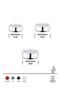 Tombi̇k 3-Piece Storage Container |   16 Cm-18 Cm-20 cm |   18/10 Stainless Steel |   Covered | - 3