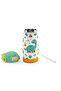 420 ml Green Dinosaur Printed Stainless Steel Water Bottle for Boys - 60004 - 6