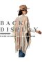 Women's Shawl Wraps Open Front Poncho Cape Oversized Sweaters Casual Cardigan Shawls for Fall Winter - 4