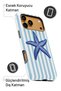 iPhone 14 Plus Sea Star Double Layer Full Covering Printing Glossy Protect Phone Case - 4