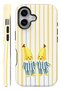 (Magsafe) iPhone 17 Banana Double Layer Glossy Protect Phone Case