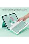 جراب iPad مع لوحة مفاتيح وماوس لأجهزة iPad مقاس 10 و10.9 و11 بوصة، لوحة مفاتيح تعمل باللمس قابلة للفصل، غطاء ذكي رفيع - 3