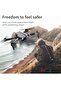 Drone with 4K Camera for Auto Return Home, Follow Me, Dual Cameras, Waypoints, Headless Mode (Black) - 5