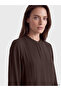 Rmz Gi̇yi̇m Farkiyla Straight Roba Collar Ruffle Flared Dress - 3