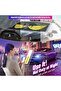 أضواء LED بتصميم عيون الشيطان للزجاج الأمامي للسيارة 12×60 سم، شاشة LED ذكية مرنة متحركة للسيارة - 3