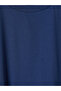 Lcw Curve Navy Blue Large Size 100% Cotton Women's T-Shirt - 2