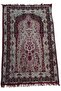 سجادة صلاة من إسفنج الذاكرة من HOMECOZY مقاس 110x66 سم - سجادة صلاة إسلامية بتصميم زهري وسطح قطني، ناعمة
