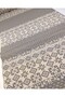 Gray Yellow Orange Panel Patterned Lightweight Terry Jacquard Interlock Fabric 150X125Cm (Each Panel) - 3