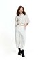 Cream Tape Detailed Asymmetrical Printed Shirt 19182 - 3
