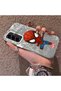 Samsung Galaxy A56 Compatible Spider Man Patterned Silicone Edge Hard Back Case Couple Phone Case - 2