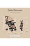 Two-Way Foldable Lightweight Stroller, Travel Umbrella Strollers, Baby Strollers and Toddler Strolle - 7