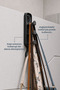 2 Pieces Multi-Purpose Closet Organizer, Bag, Shawl, and Belt Hanger, Organizer, Adhesive Door Back Hanger, and Adhesive Hanger - 3