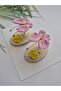 Buckle End Buckle Kelebeğim Pinterst Model Handmade 100% Cotton Anti-Allergic 2-Piece Snap Buckle Set - 4