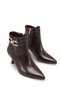 Elara Alba Women's Pointed Toe Heeled Boots 0012507 Brown Skin - 3