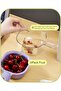 Purple Fruit Colander, Double Layer Draining Basket, Berry Washer Strainer Container with Sa - 6