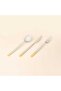 Raya 18 Piece Fork Spoon Knife Set - Gold / Gray