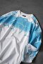 Men's White Thunder Embossed Print Oversize Tshirt - 4