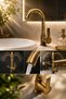 Antique Washbasin Faucet 360 °   Rotating Pipe Antique Color Modern Design - 8