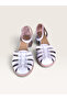 Women's Genuine Leather Ankle Strap Closed-Front Thick Heeled Sandals Mink - 4
