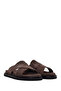 Men's Brown Suede Leather Slippers 26Sfd626410 - 2