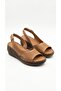 Tan Women's Heeled Sandals 00647.1003 - 4