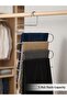 Pants Hanger Non-Slip Closet Organizer Multi-Purpose Skirt Shawl Hanger Space-Saving Hanger - 2