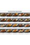 6 Pieces No:4 Steel Kayak Plates; 38X22 Cm. - 2