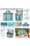 20 Lt Thermal Bag - Patterned Ice Cooler Bag That Keeps Things Cool for Beach and Picnics - 2