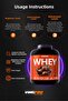Whey Protein Pro Wpc80 1800Gr 60 Servings Finfik & Chocolate 2X Chase Protein and 1X Shaker Gift - 5