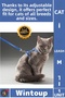 # Cat Collar Pet Adjustable Stylish Travel Strap Comfortable Soft Textured Special 120 cm Cat Collar