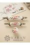 Hand-Painted Bouquet Porcelain Furniture Drawer Cloakroom Kitchen Cabinet Handle