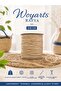 Raffia Yarn 100 Gr 250 m Bag, Hat, Beach Bag, Basket and Decorative Knitting Yarn (100% Polypropylene)