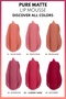 Pure Matte Lip Mousse 60 Wild Berry Velvety Matte Liquid Lipstick - Burgundy - 4