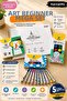 Painting Series Art Starter Mega Set |   40 Sheets of Drawing Pads + 12 Dry Paints + Pastel Paints + Watercolor Paints + 12 Patterned Pencils Set 3