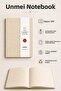 Dolma Pen Compatible Light Skin-Friendly Hard Cover Cream Notebook - 5